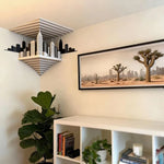 décoration murale cadre sculpture cube toile araignée chauve souris ampoule cage géométrique moderne minimaliste