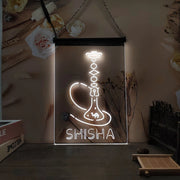 panneau lumineux shisha couleur multiple suspension table led moderne déco chambre