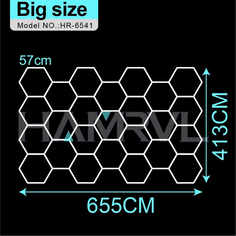 tube led blanc hexagonal moderne adhésif flux lumineux 2000 82000 121v 240v