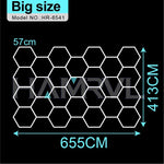 tube led blanc hexagonal moderne adhésif flux lumineux 2000 82000 121v 240v