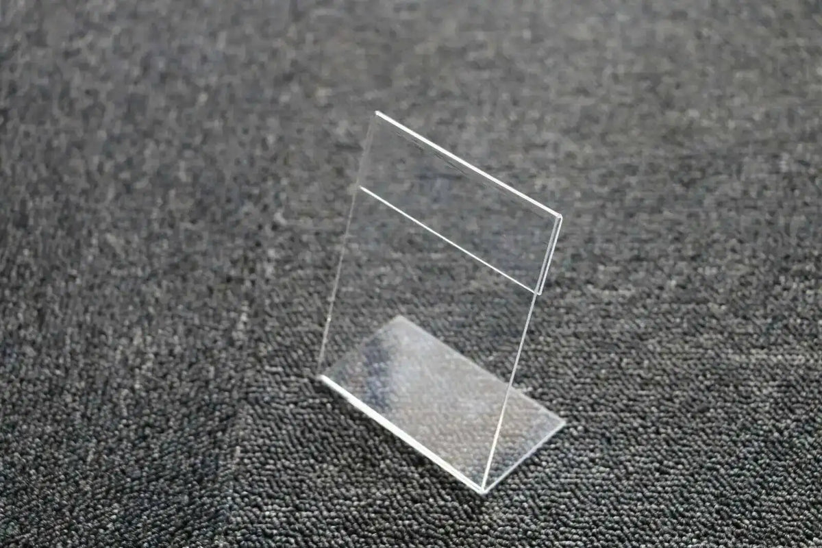 support photo transparent moderne 10x15cm 8x12cm 9x13cm incliné vertical horizontalportrait menu mariage publicitaire