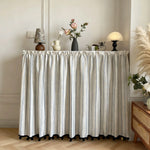 rideau polyester rayé horizontal classique opacité fenêtre maison