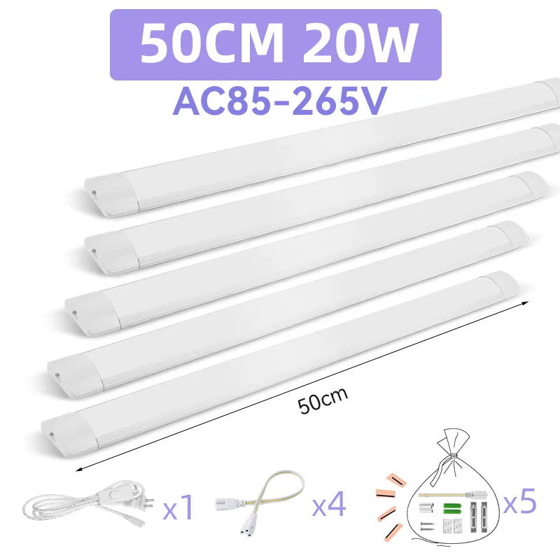 tube led blanc moderne 180v 180° hautes lumens 50000h blancs