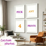 affiches modernes minimalistes personnalisables famille animaux paysages couleurs vives cadre mural decoration intérieure