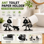 porte rouleaux papier toilette fourmi noir blanc stylisé ludique décoration salle bain