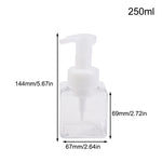 distributeur savon liquide mousse 250 450 ml vert foncé noir moderne minimaliste poignée pompe