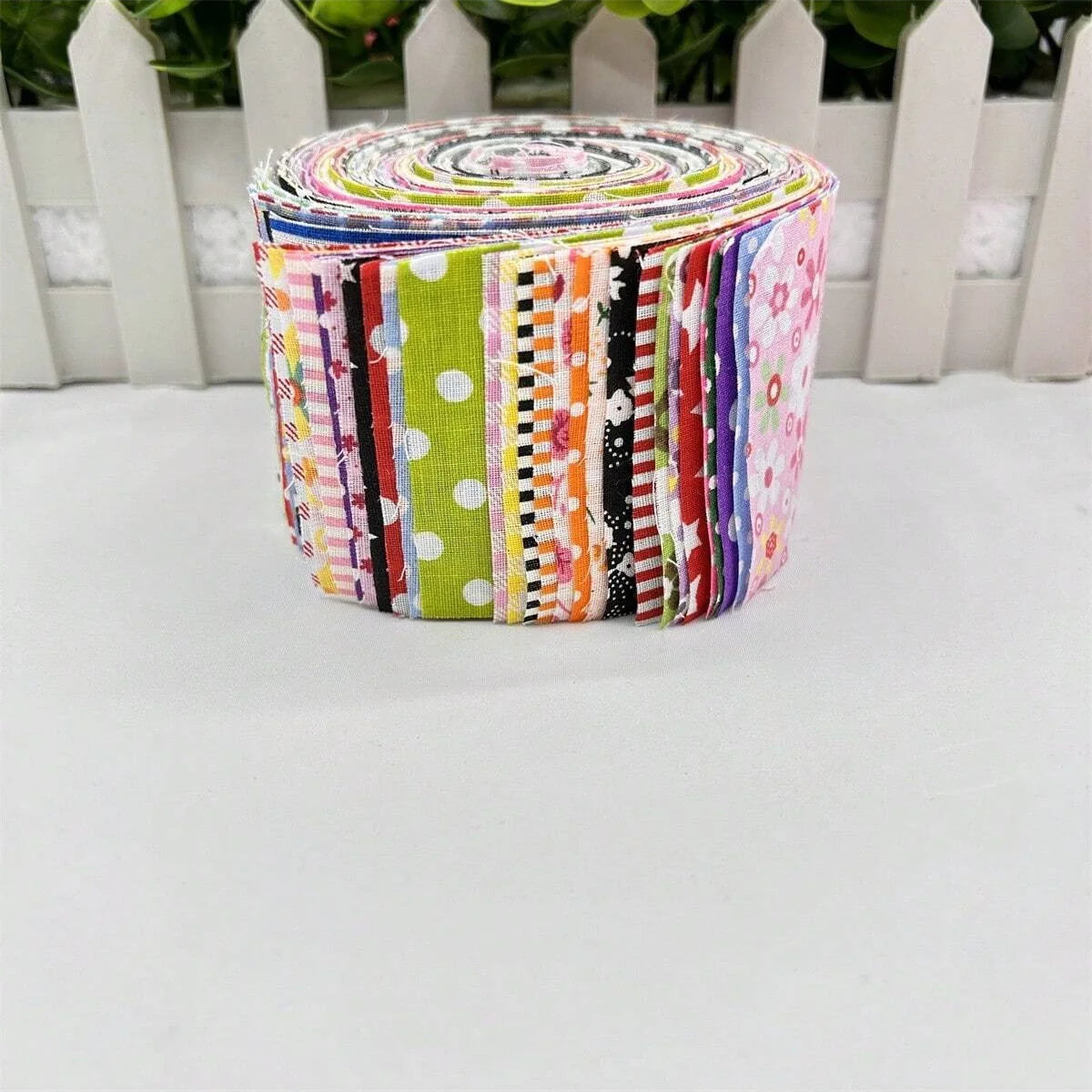 tissu multicolore points rayures fleurs géométriques patchwork bricolage durable coton opacité versatile création artisanale