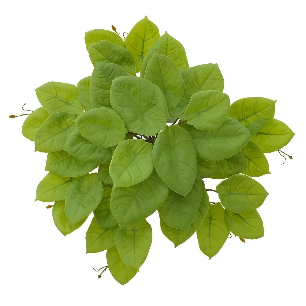 plantes artificielles décoration feuilles vertes naturelles intérieures bonsaï pots osier métal