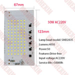 panneau led blanc 100w 6000k moderne grille smd2835 50000h ac220v