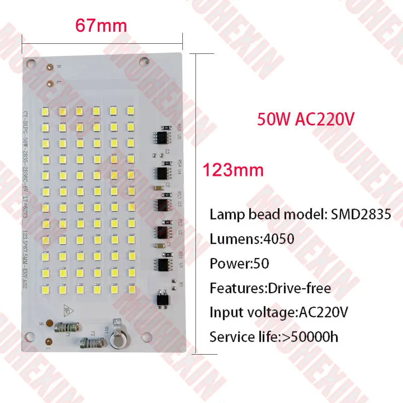 panneau led blanc 100w 6000k moderne grille smd2835 50000h ac220v