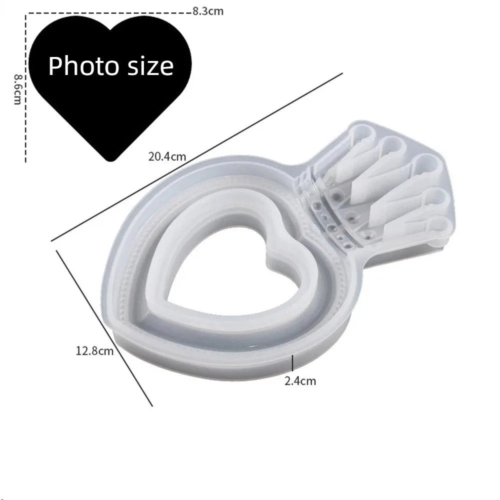 cadres photo silicone antiadhésif couronne géométrique classique baroque