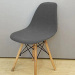 chaise moderne tissu imprimé petits points vert noir beige gris marron bleu blanc