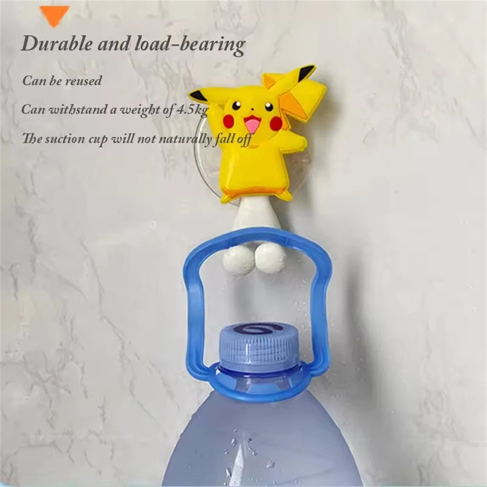 porte brosse dents murale pokemon pikachu squirtle bulbasaur ventouse salle bain