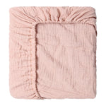 draps lit bébé coton 100% beige rose jaune rayures géométriques simple doux