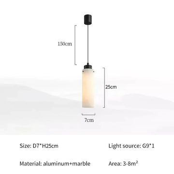 lampe suspendue marbre moderne blanc noir salle bain salon chambre
