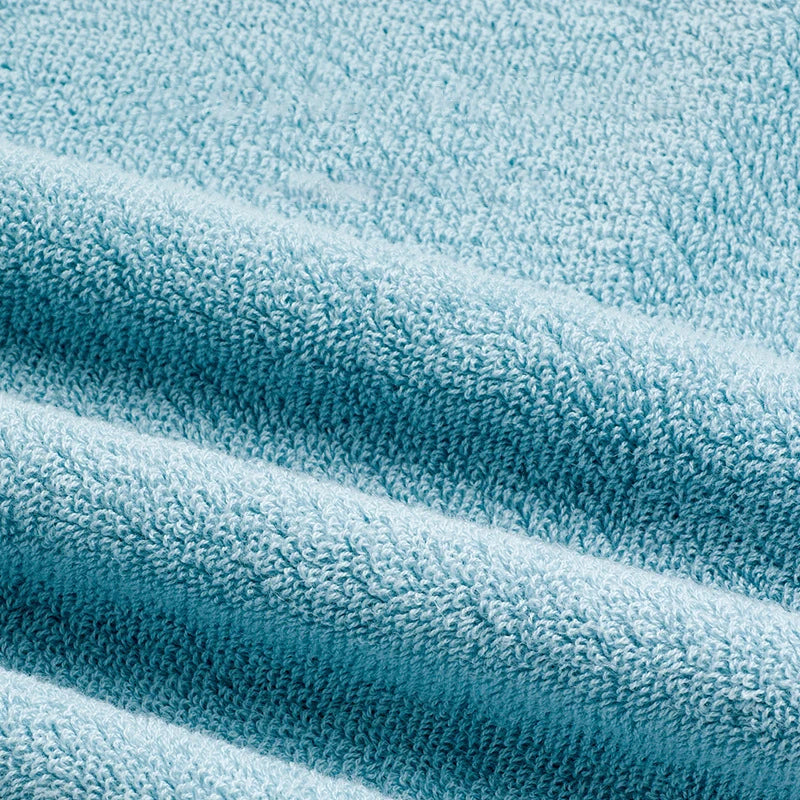 serviette visage coton rapide absorbant bleu gris rose blanc moderne douce toilette sport spa