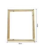cadre peinture bois moderne carré naturel simple moderne