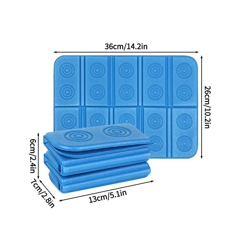 tapis sol pliable imperméable mousse pu pvc vert bleu violet orange rouge moderne camping