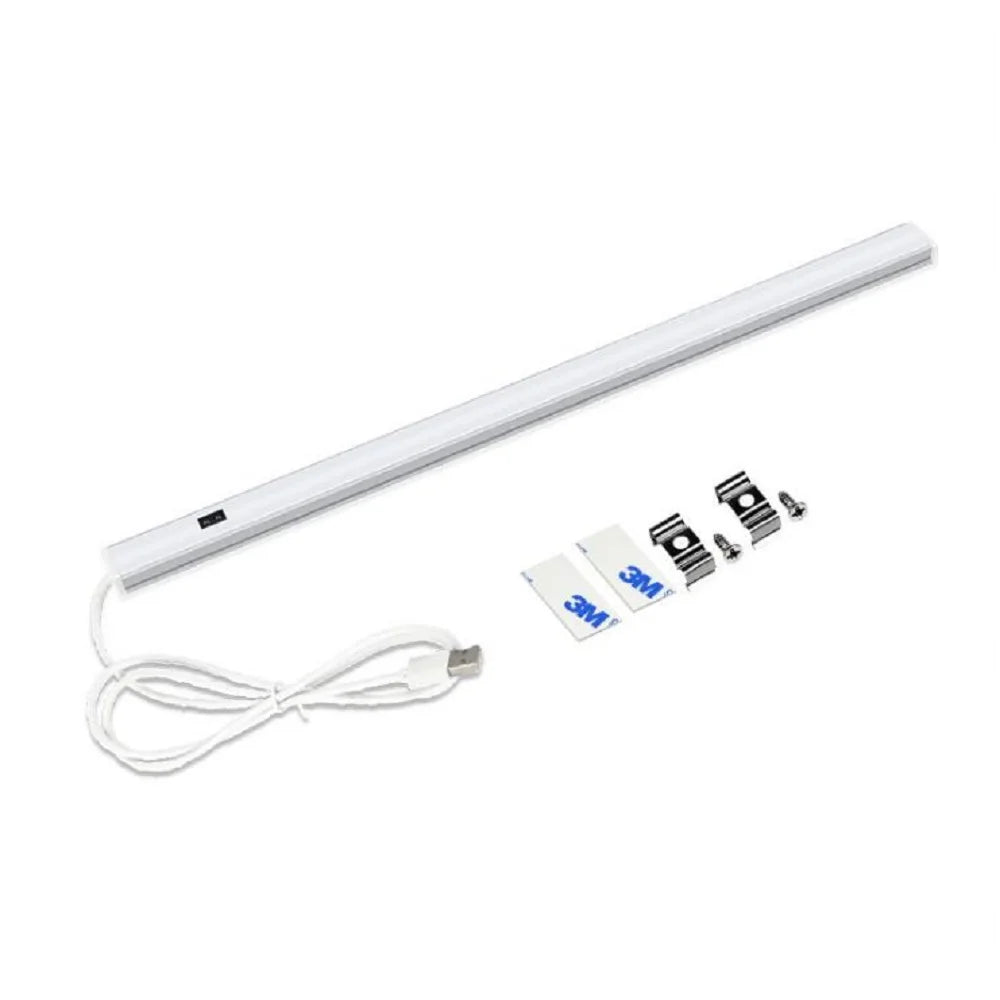 lampe barre led blanc moderne 30 40 50cm adhésif usb 12v tactile chambre