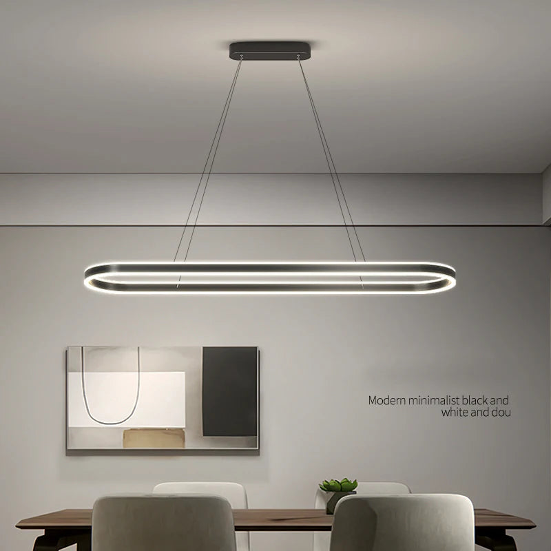 lampe suspendue moderne blanche aluminium flux lumineux led encastrée interrupteur haut bas