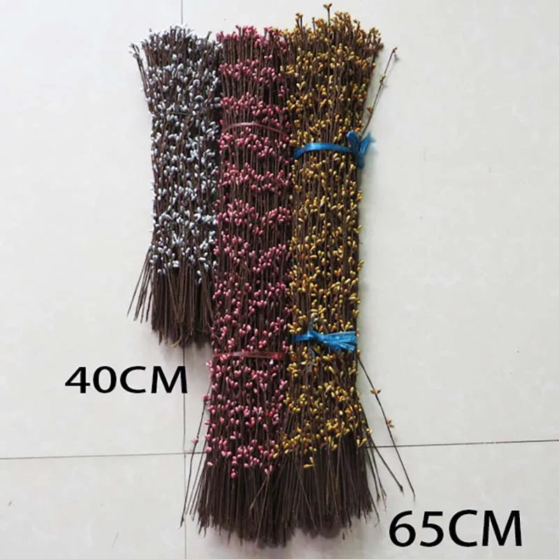 guirlande artificielle multicolore fleurs baies tiges décoration intérieure mariage anniversaire baby shower
