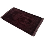 tapis prière polyester velours motifs géométriques floraux gris bleu vert violet moderne élégant İslam