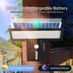 lumière solaire extérieure noire ip65 modes batterie télécommande moderne led étanche