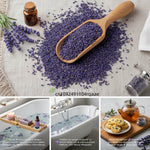 sachets lavande huile essentielle bougies parfumées bijoux résine motifs floraux texture lavande violettes intérieur