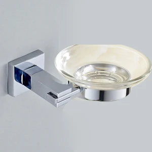 accessoires salle bain chrome moderne barre serviettes porte papier rangement brosses dents contemporain fixations