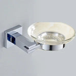 accessoires salle bain chrome moderne barre serviettes porte papier rangement brosses dents contemporain fixations