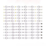 bande led transparente moderne connecteurs blancs kit 12 pièces rechargeables télévision