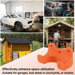 organisateur outils mur orange texturé supports vis garage atelier utilisation multiple fixations vis incluses