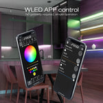 contrôleur led esp32 wled ws2811 ws2812 ws2815 sk6812 rgb usb 12v 24v microphone app