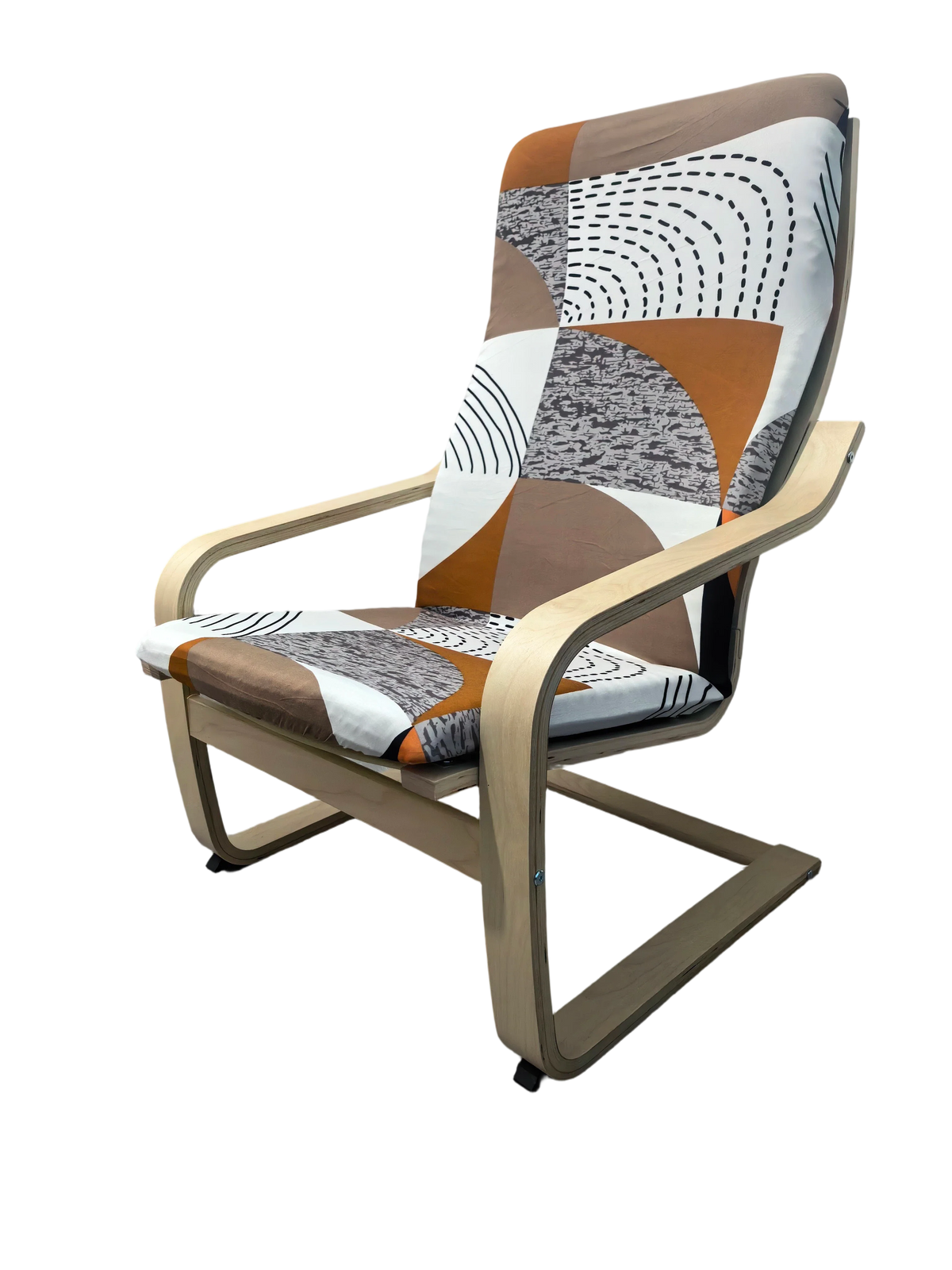housse chaise gris clair fleurs blanches moderne salon élasthanne polyester imperméable extensible