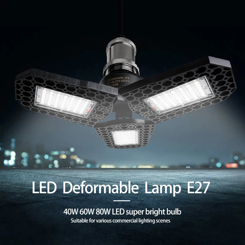 lampe led pliable noir grille hexagonale moderne e27 30000h 2000lm 85v265v cold warm white