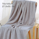 serviettes bain coton microfibre rapide séchage blanc rose gris bleu moderne