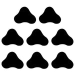 tapis anti dérapant moderne motif abstrait gris stickers adhésifs non glissant salle bain rechargeable