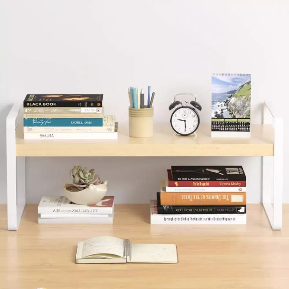 étagère blanc bois moderne minimaliste réutilisable multiple rangements organisation gain place plants calendrier livres