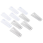 clips papier argenté blanc translucent simple moderne métal haute qualité bricolage maison accessoire