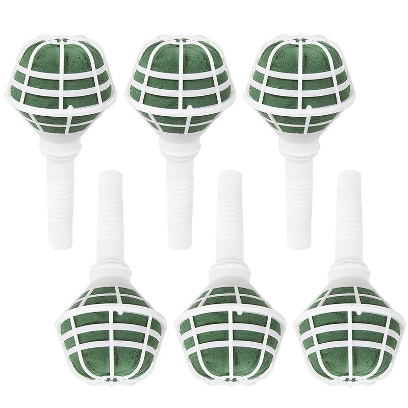 porte bouquet mousse florale mariage décoration intérieure utilitaire blanc vert fleurs artificielles