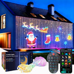 rideau lumineux led multicolore waterproof synchronisation musicale diy moderne