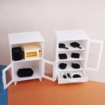 accessoires poupée ensemble meubles cuisine miniature blanc moderne résine