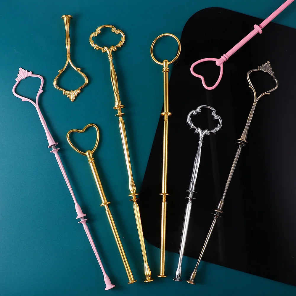 épée table or élégante classique fixations vis argentées rose noire rouges