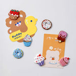 aimants réfrigérateur cake donuts glace cupcakes cartoon différents motifs