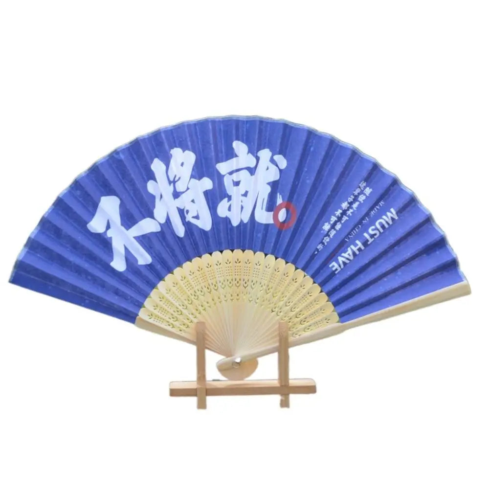 ventilateur pliant éventail traditionnel art japonais paysages fleurs rouge blanc bleu