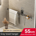 support mural serviettes plaque adhésive moderne noir lisse respectueux environnement chambre