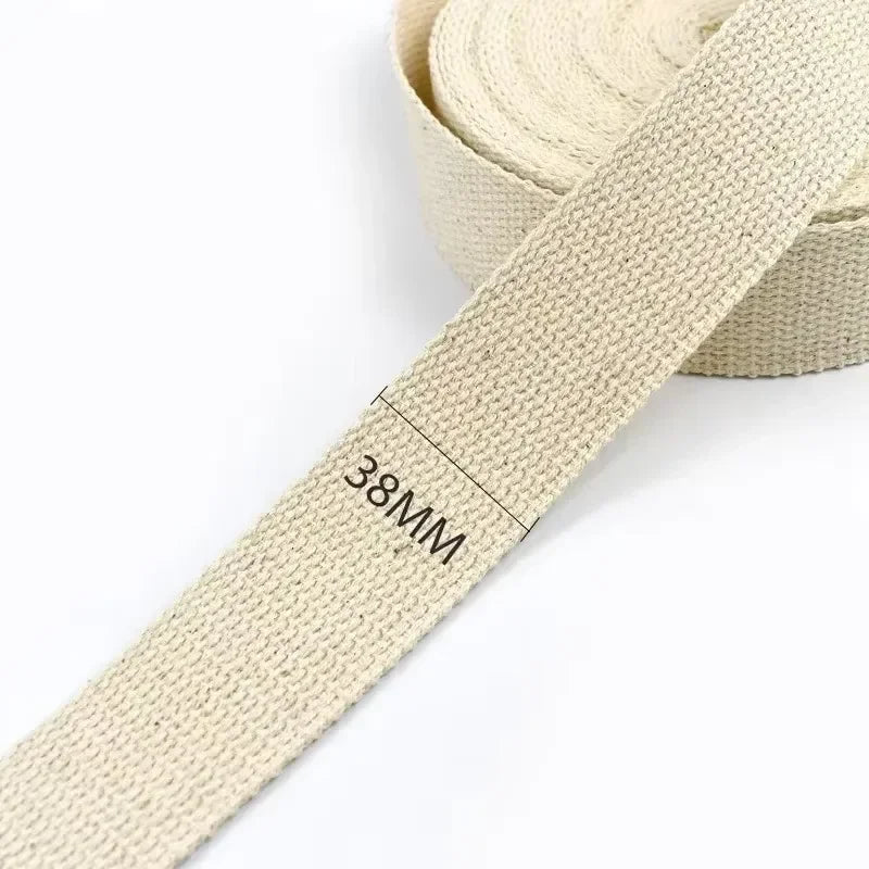 ruban coton beige clair tissé opacité classique accessoire sac main épaule dos matériaux couture
