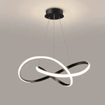 suspension lumineuse moderne minimaliste blanc marron foncé gris câbles métalliques hauteur ajustable diamètre 48cm