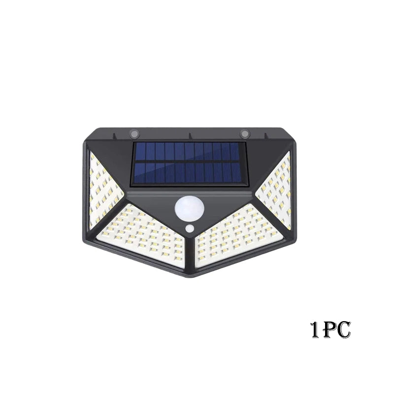 lampe murale solaire motion sensor led moderne extérieure ip65 garage jardin porte