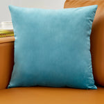 coussins velours modernes 40x40cm 45x45cm 50x50cm bleu jaune vert violet décor intérieur
